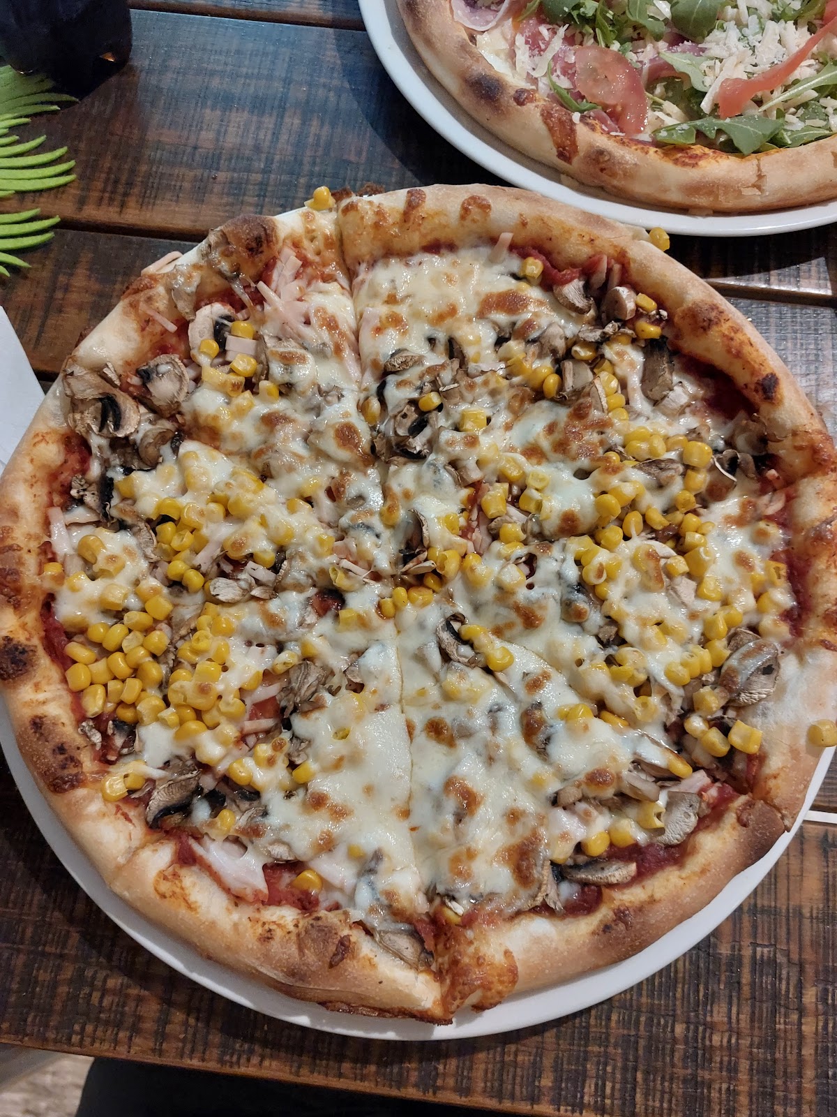 Sonkás és prosciuttós pizza